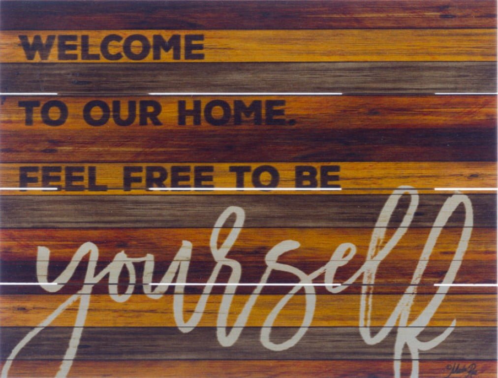 Wood Pallet Art – Be Yourself