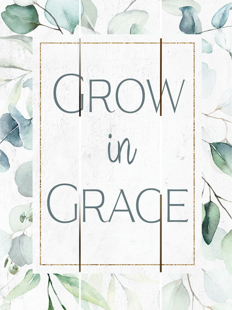 Wood Pallet Art – Grow in Grace