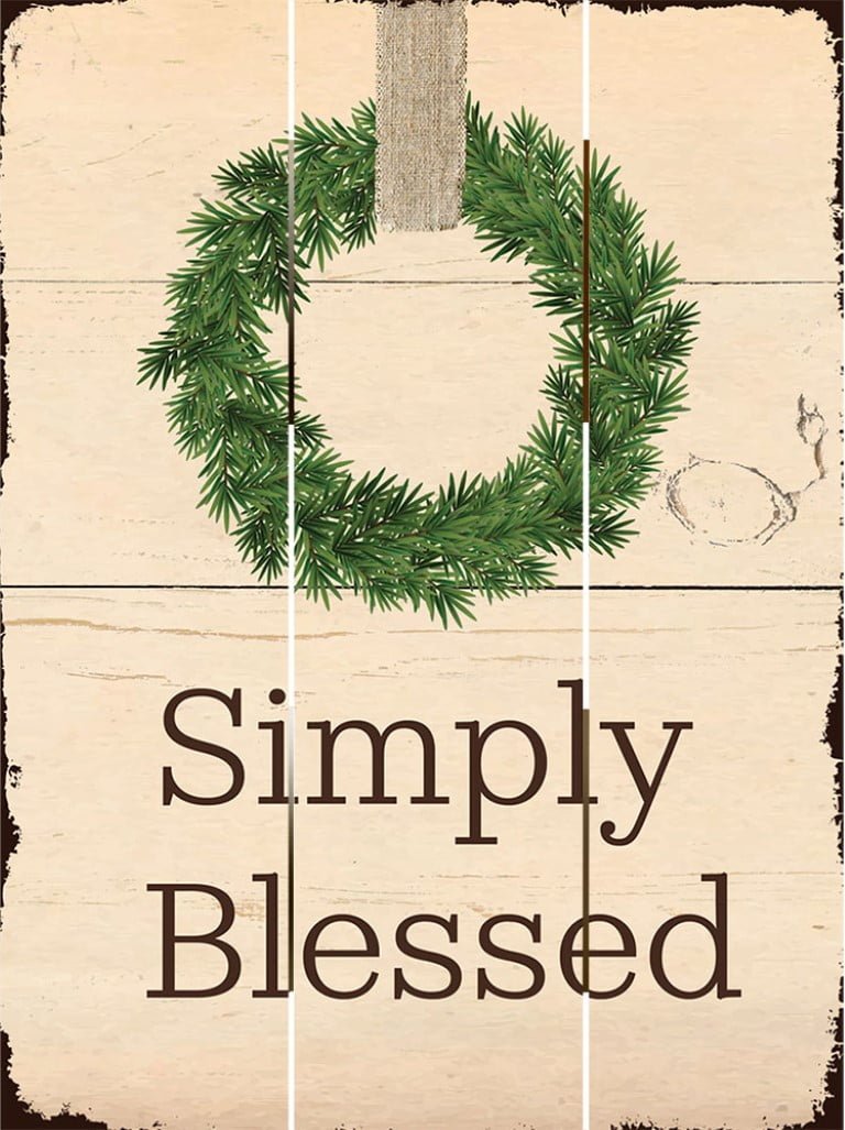 Wood Pallet Art – Simply Blessed