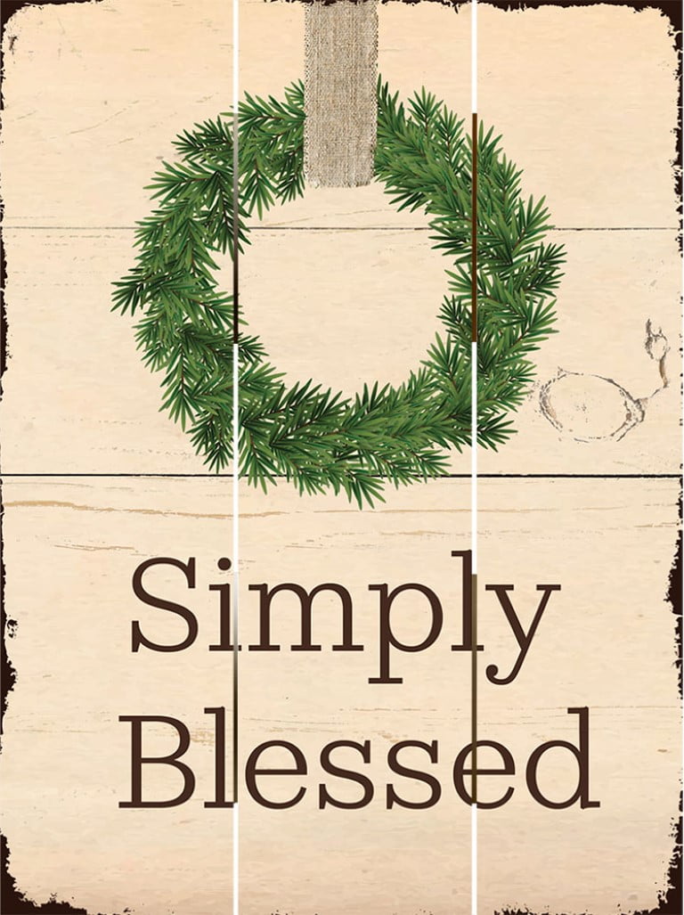 Wood Pallet Art – Simply Blessed