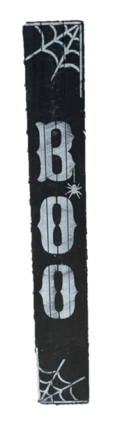 8″ x 54″ Wooden Sign ” Boo “
