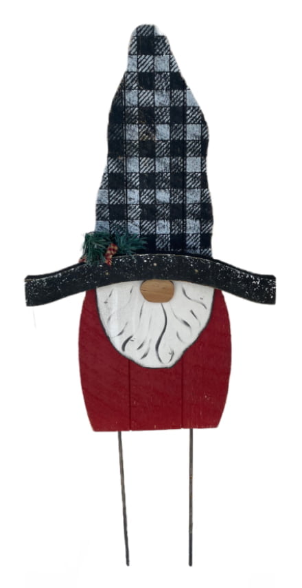 28″ Plaid Gnome with Rods