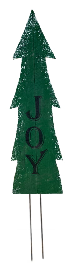 40″ Stenciled Tree ” Joy ”