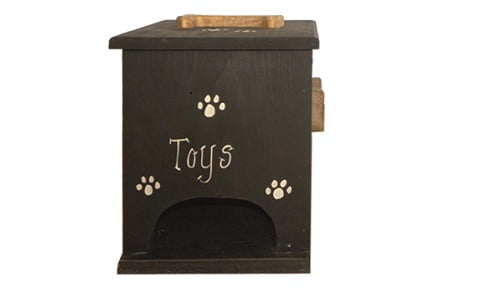 Farmhouse Wooden Doggie Toy Box