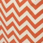 Burnt Orange Chevron