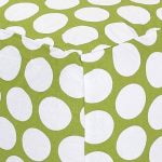 Hot Green Large Polka Dot 