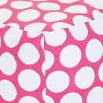 Hot Pink Large Polka Dot