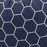 Navy Blue Hexo-Shapes