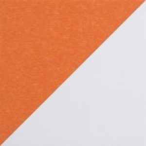 Tangerine and White
