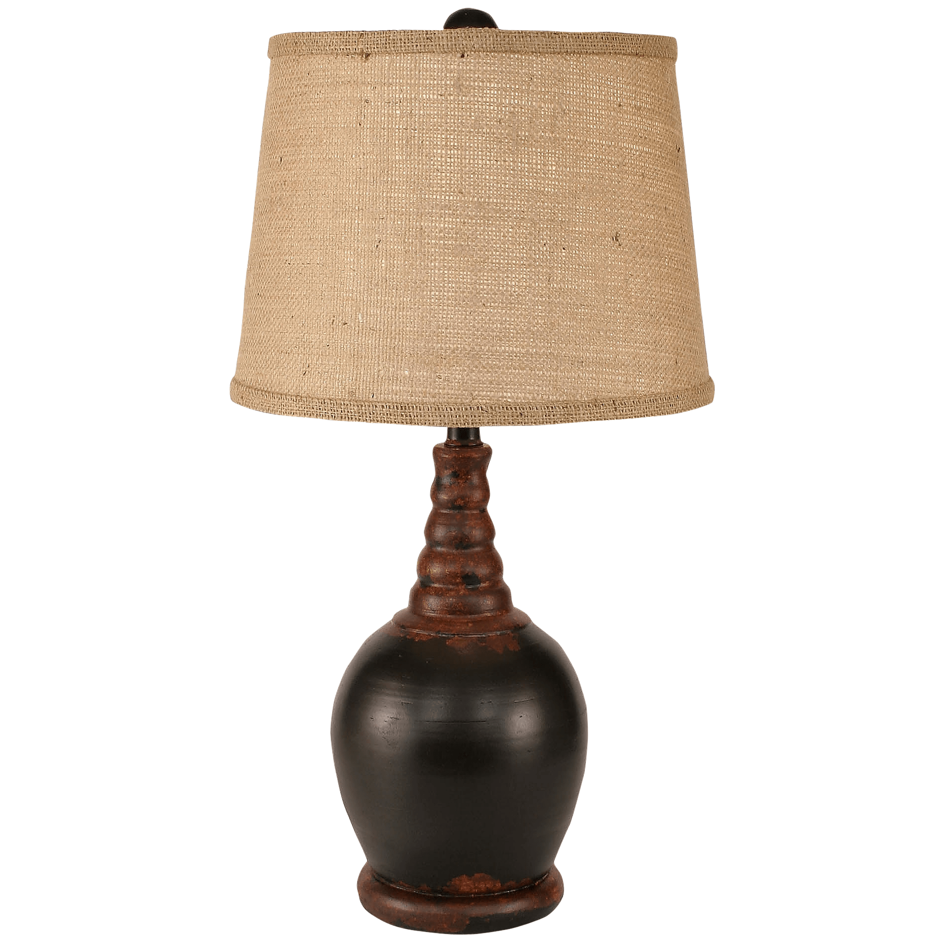Round Ribbed-Neck Table Lamp