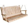 A&L Furniture Pine Fanback Swing