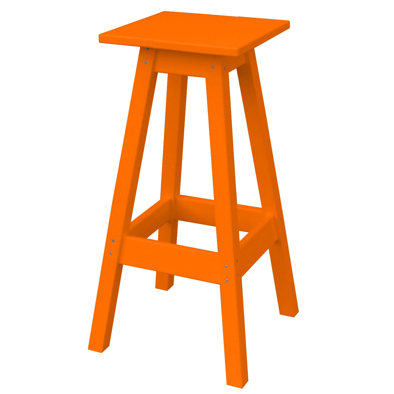 Poly Lumber Square Bar Stool