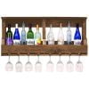 Rustic Farmhouse Wine Shelf-10 Bottle Holder