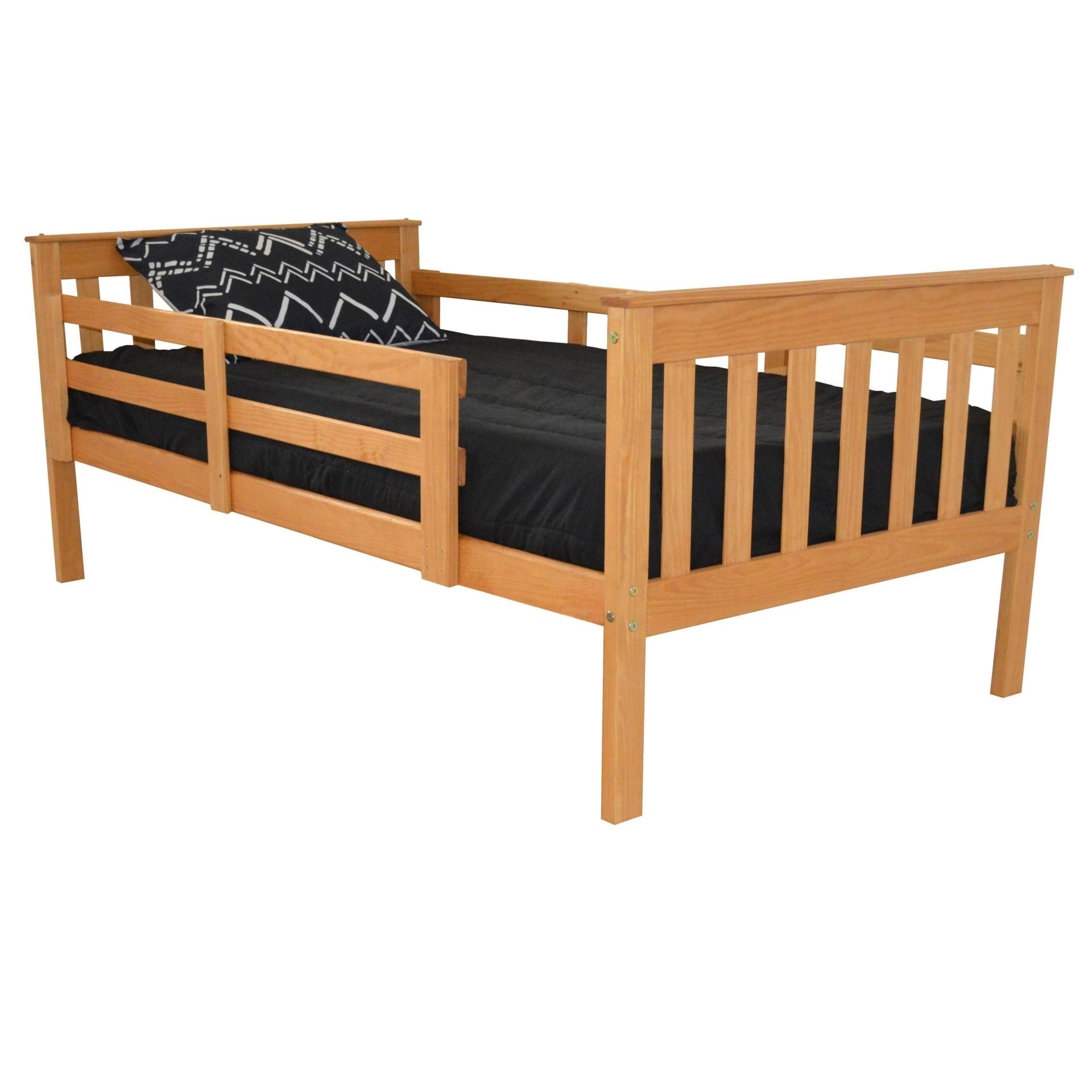 A&L Furniture VersaLoft Mission Bed with Safety Rails – Twin and Full Sizes