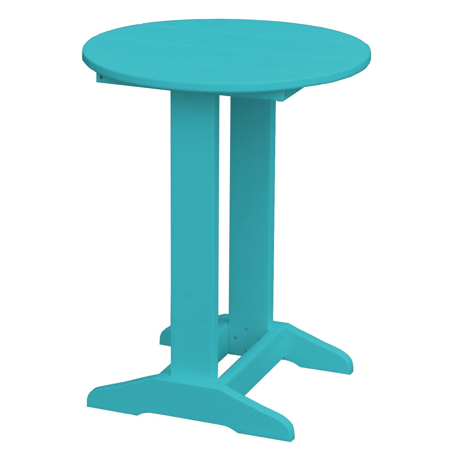Poly Lumber Round Balcony Side Table