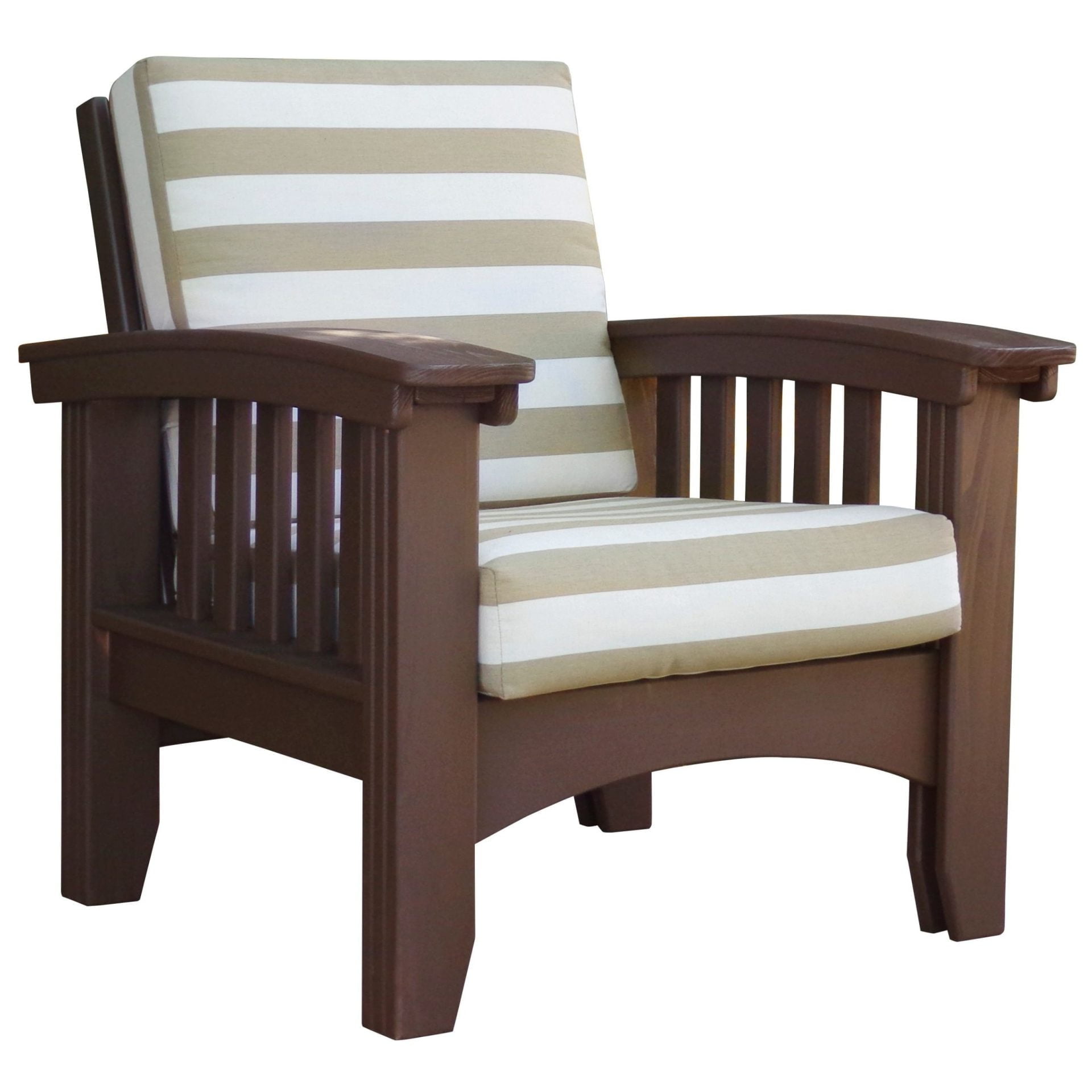 Cypress Mission Style Deep Seat Outdoor Chair