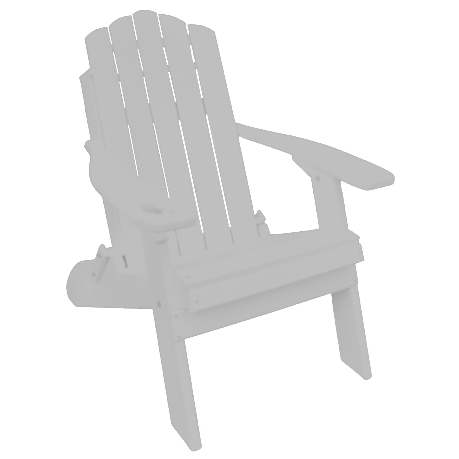 Country Folding Adirondack Chair with Cup Holder