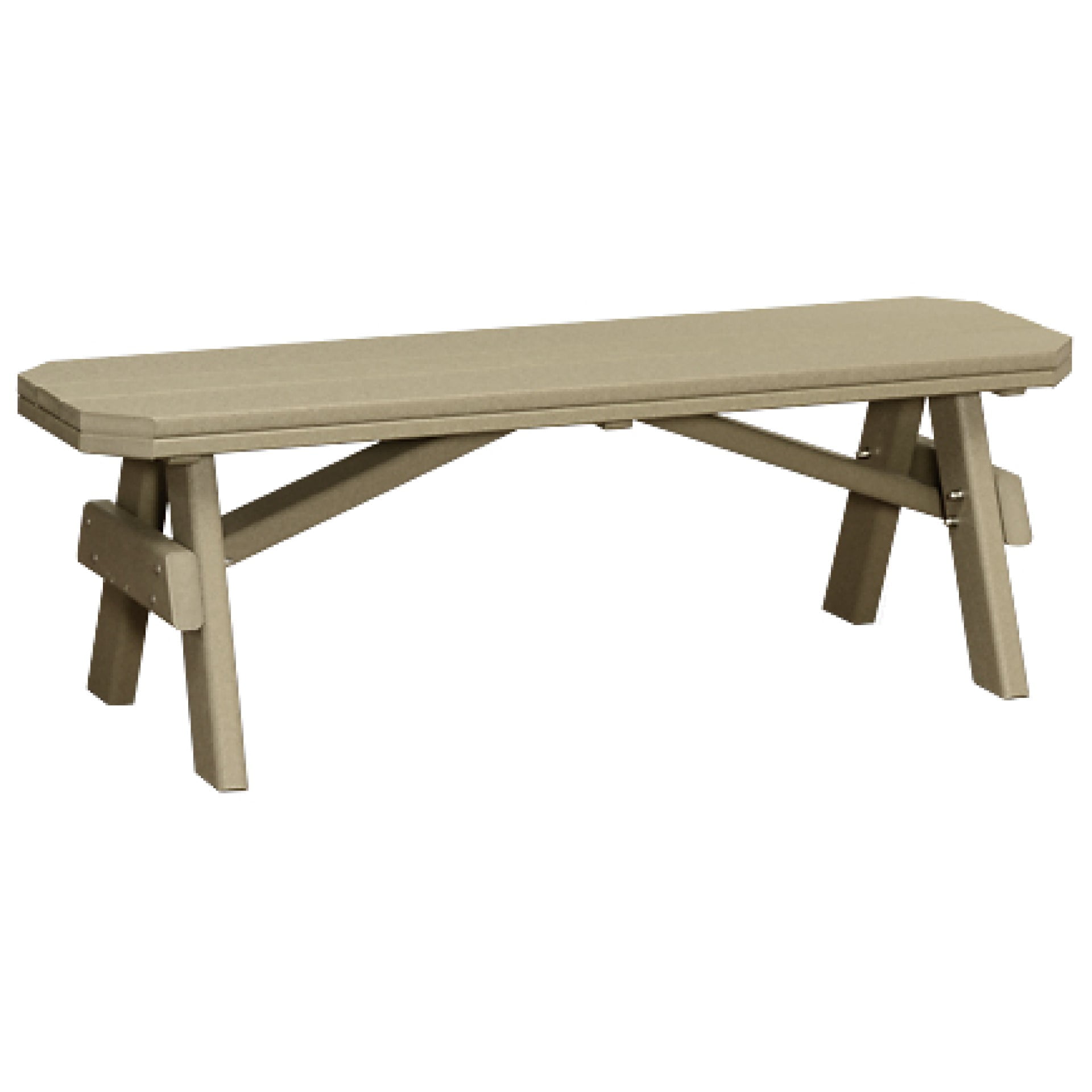 Finch Garden Bench with Back-Multiple Sizes