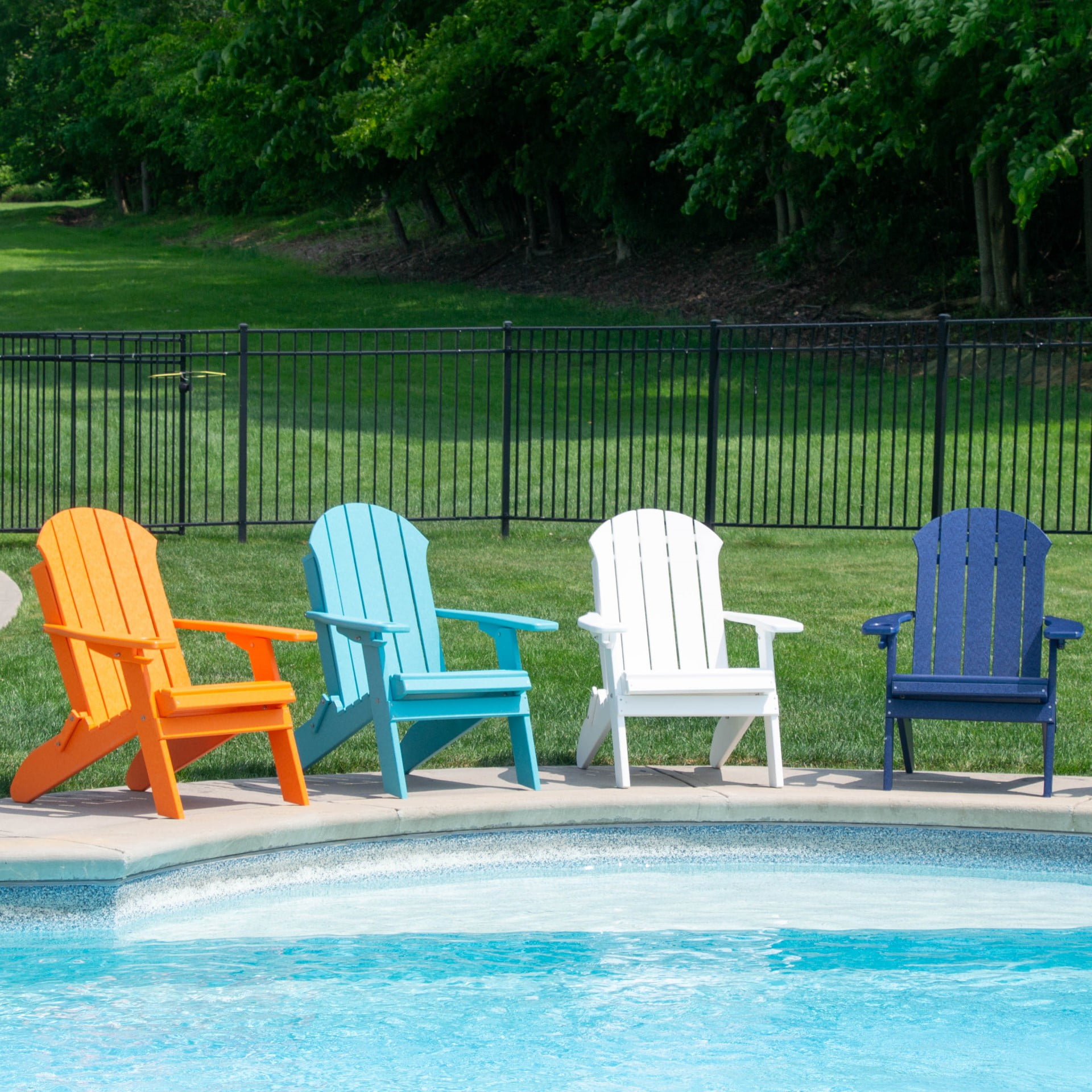 Seaside Folding Adirondack Chair