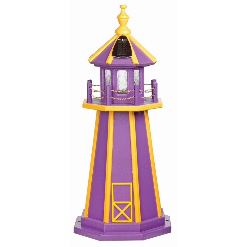 Purple and Lemon Yellow