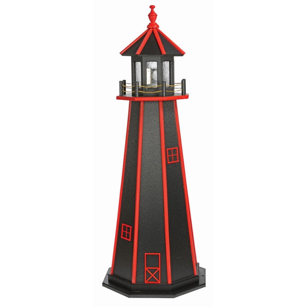 Black and Cardinal Red