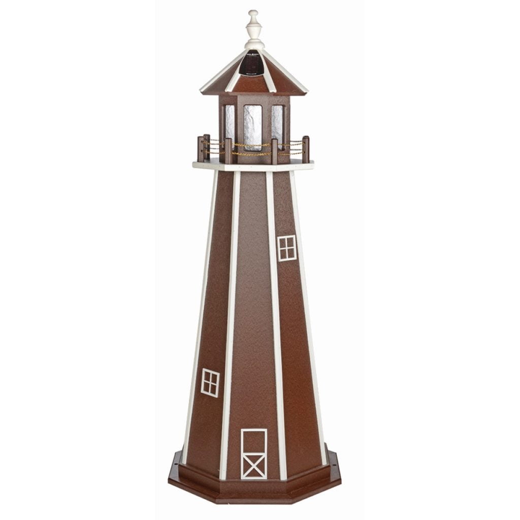 Brown and White