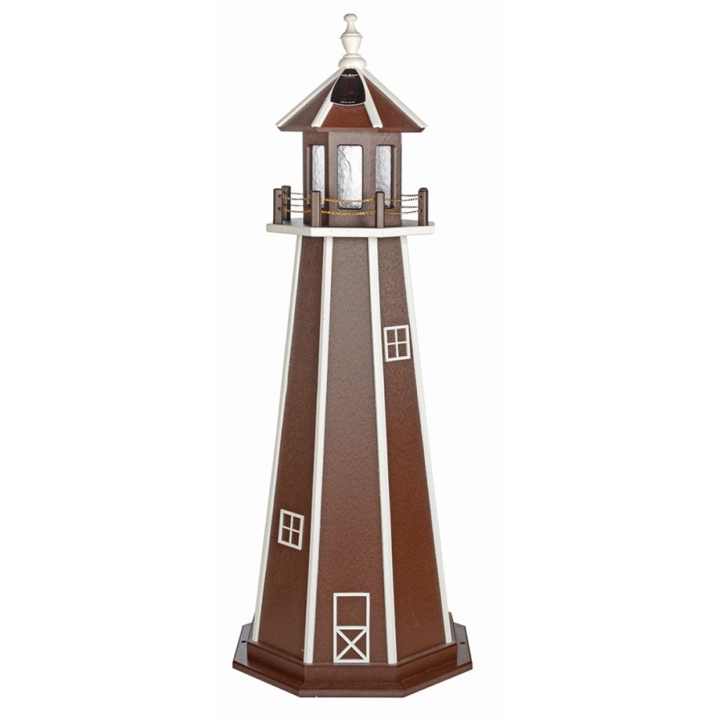 Brown and White