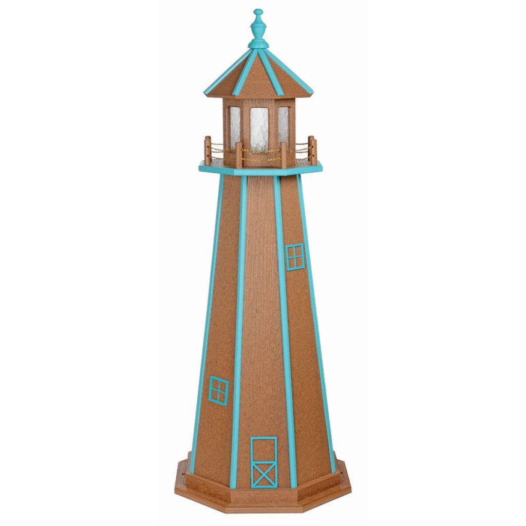 Mahogany and Aruba Blue